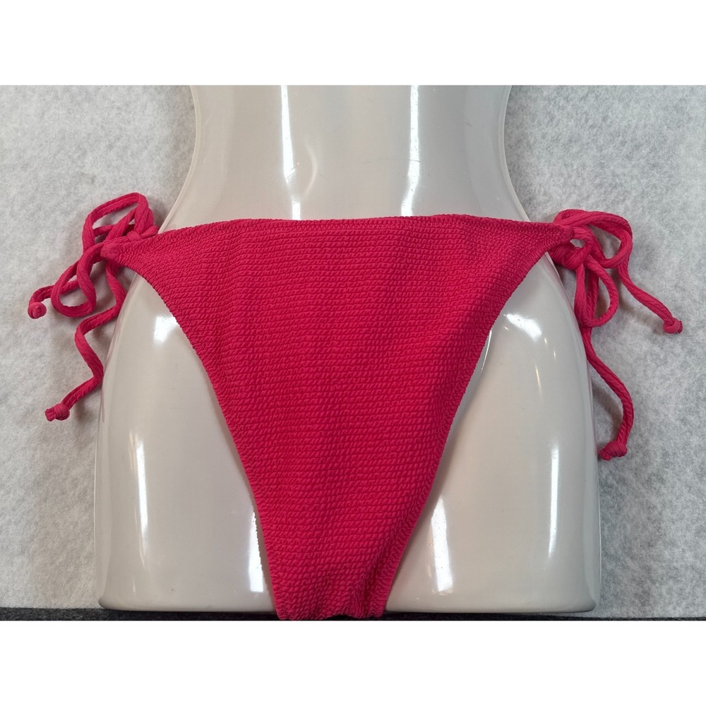 PACSUN Womens XL Pink Side Tie Cheeky Bikini Swim Bottom NWT